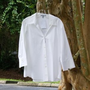 NWT White Dress Shirt No iron 16W